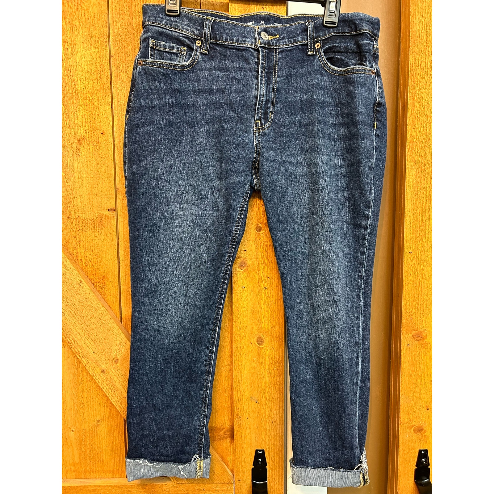 Women's 10 Old Navy Low-Rise Boyfriend Jeans Cropped Guc